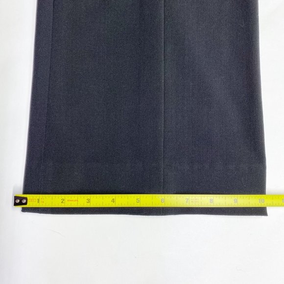 CASLON Black Flat Front High Rise Wide Leg Pants 6 - Picture 14 of 16